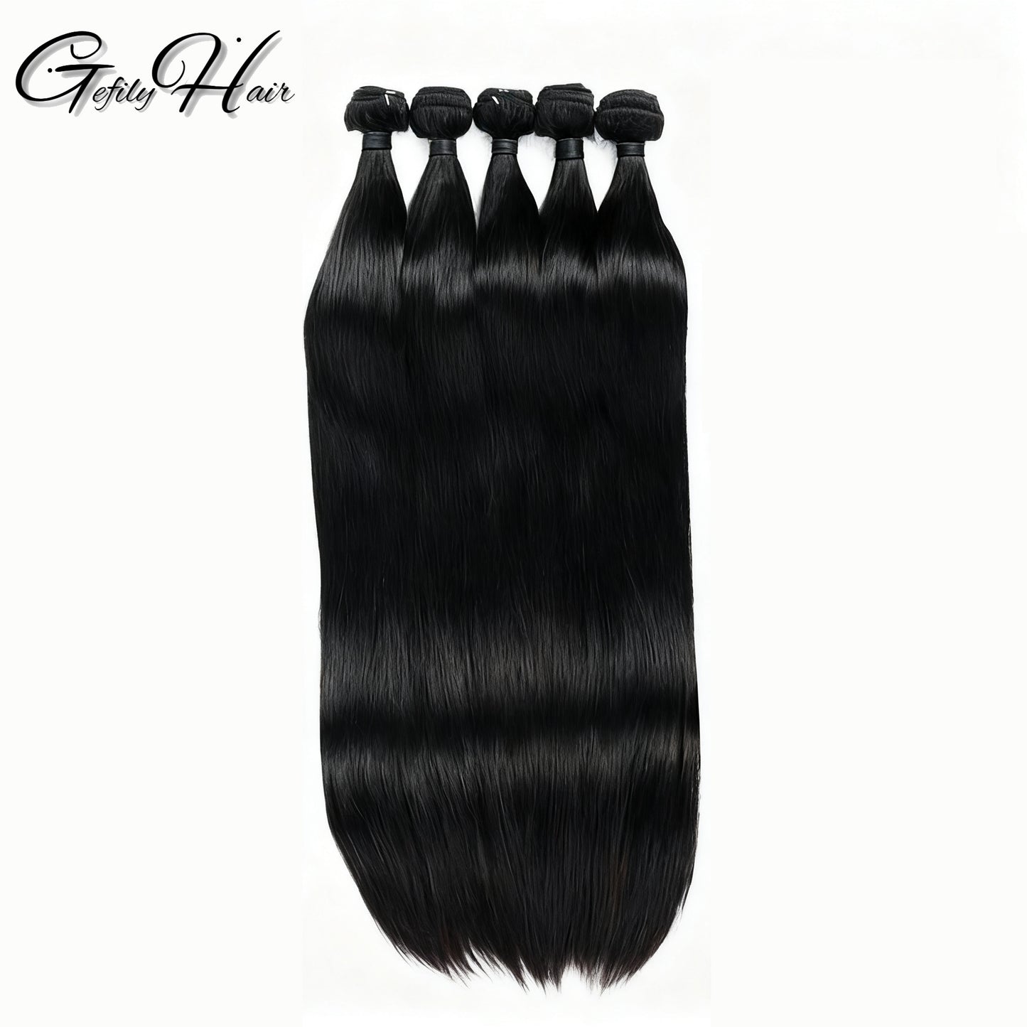 Gefily WHOLESALE 10PCS ONLY 99$ Brazilian Bundles Natural Black Straight Hair
