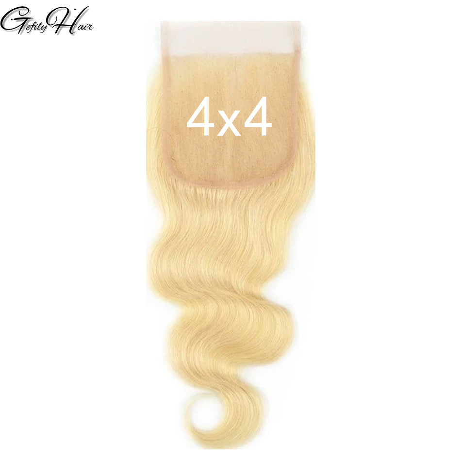 Gefily 16’’–30’’ 12A #613 Blonde Body Wave Bundles Brazilian Hair – 100% Virgin Brazilian Human Hair, Soft, Full & Silky