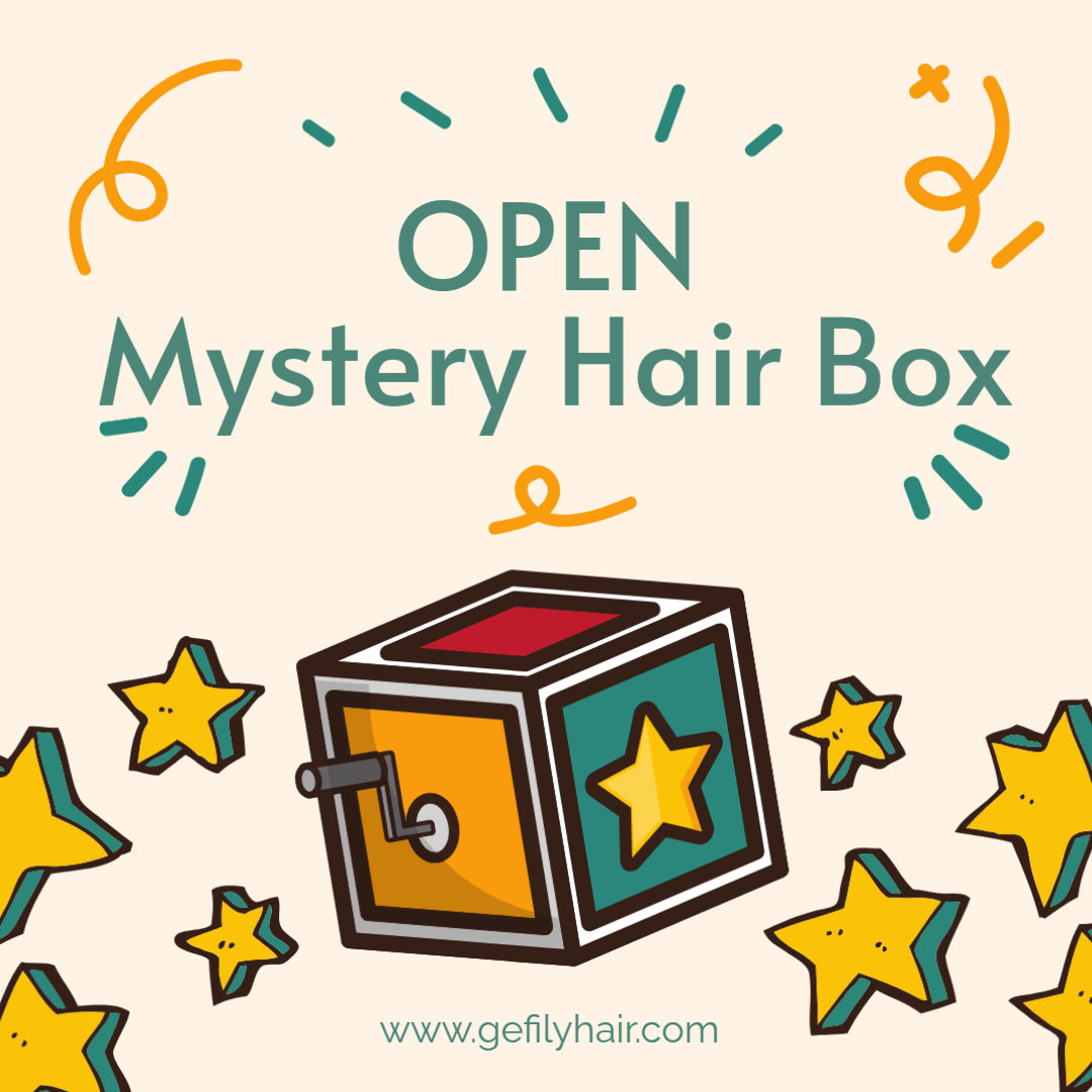 Gefily Mystery Hair Box – 100% Human Hair Surprise Gift