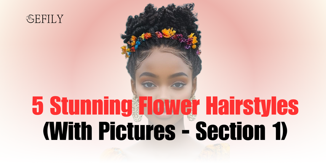 5 Stunning Flower Hairstyles (With Pictures - Section 1)