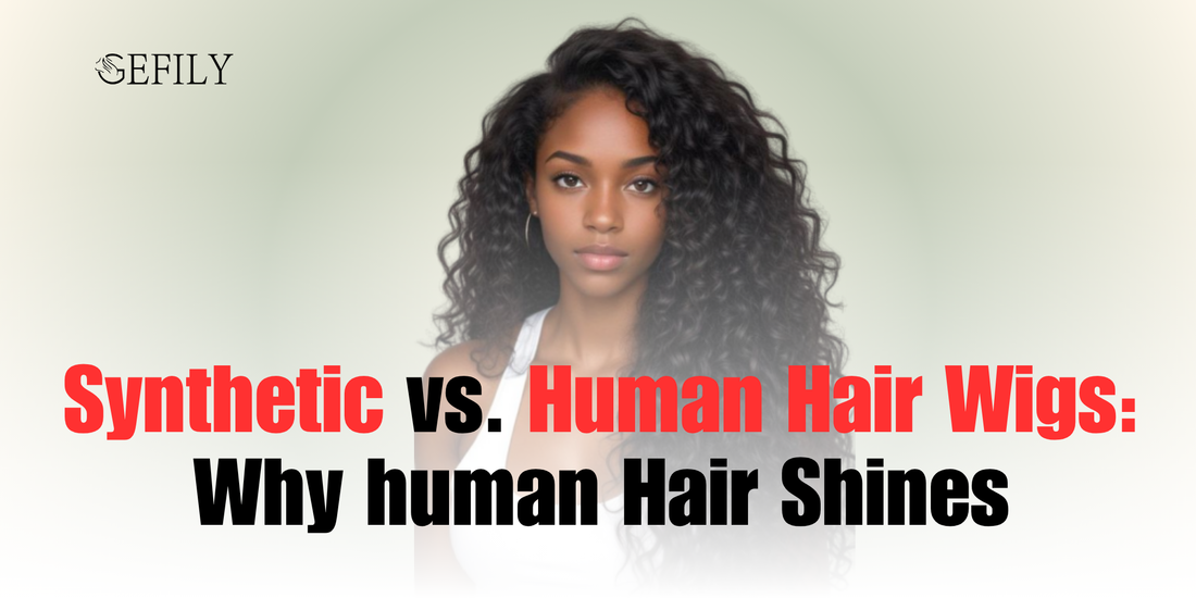 Synthetic vs. Human Hair Wigs: Why human Hair Shines