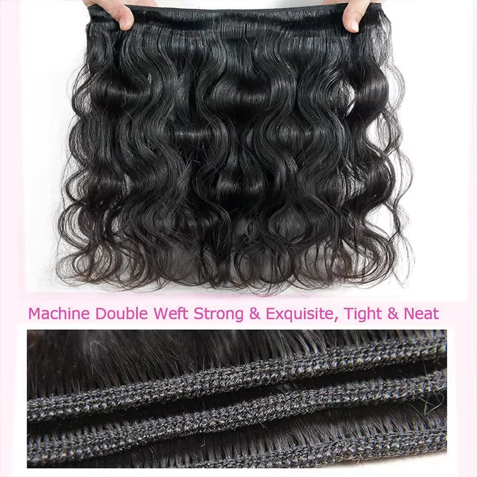Wholesale of 30 Bundles of Bundles For Only $971- Premium Natural Body Wave Bundles Human Hair 10 bundles of 16 inches+10 bundles of 24 inches+10 bundles of 30 inches