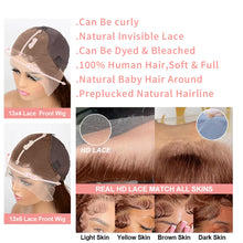 Gefily 20’’-36’’ 13x4 Lace Front Wig Chocolate Brown Curly Wave Deep Wave – Natural Look, Soft & Restyle-Friendly, Perfect for Daily Glam