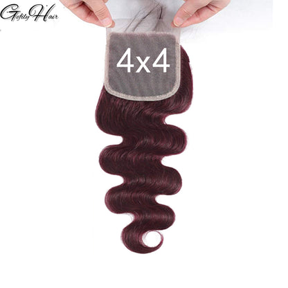 Gefily 18’’–30’’ Bundles 99J Burgundy Red Body Wave Hair– Deep Wine Red Elegance, Smooth Texture & Lasting Volume