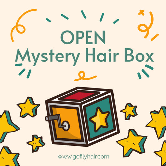 Gefily Mystery Hair Box – 100% Human Hair Surprise Gift