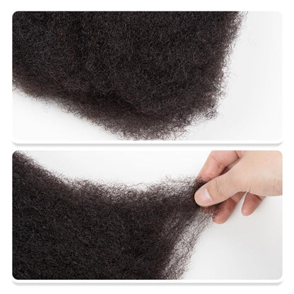 Gefily 16’’ Afro Kinky Curly Hair Extensions for Braids – Natural Black 100% Virgin Human Hair, Soft & Full