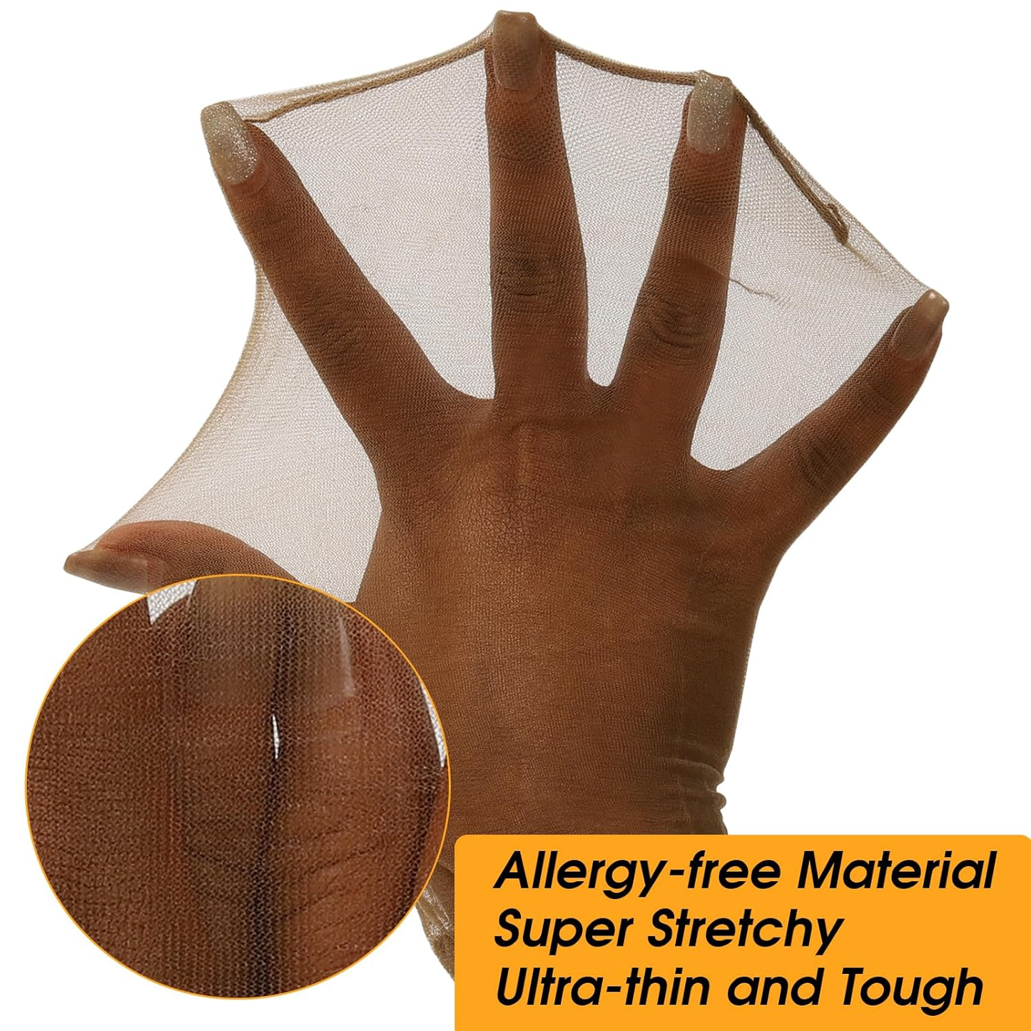 Gefily Skinlike HD Wig Cap for Women,  Invisible Ultra-thin Stretchy Stocking Caps Radom Color